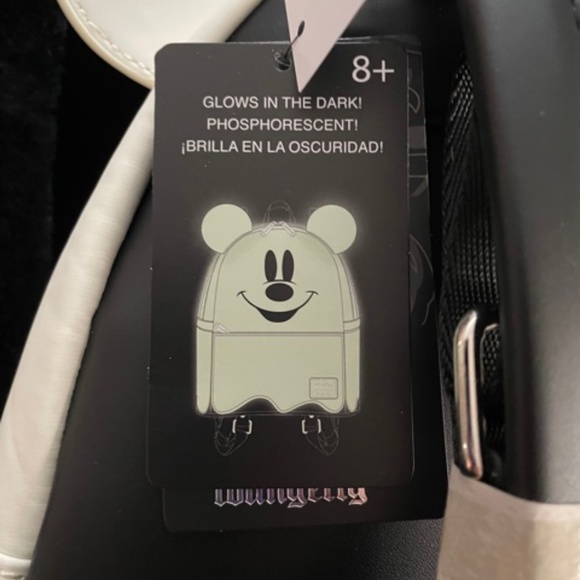 Loungefly Disney Ghost Mickey Backpack - Picture 4 of 6